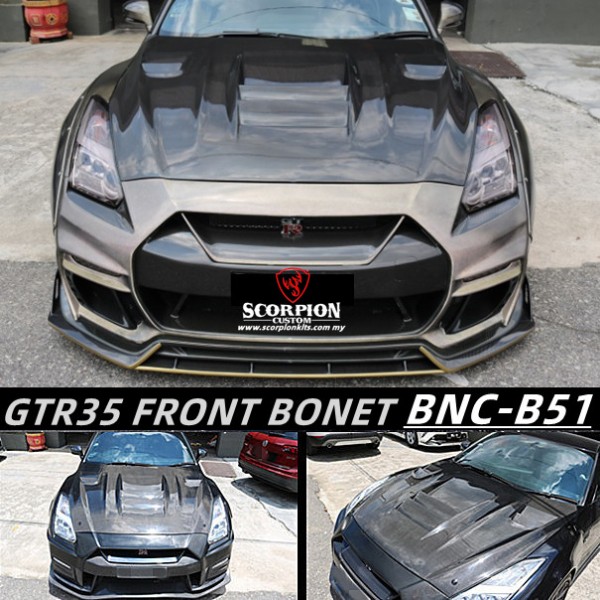 NISSAN GTR 35 FRONT BONET 2017 (BNC B51 )1