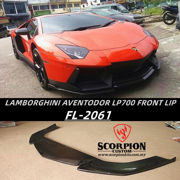 LAMBORGHINI AVENTADOR LP700 FRONT LIP ( FL - 2061 )1
