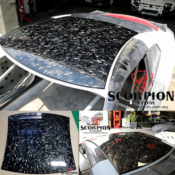 NISSAN GTR 35 ROOF TOP FORGED CARBON COVER ( MG-129 )2