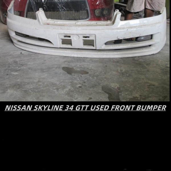 NISSAN SKYLINE 34 GTT USED FRONT BUMPER1
