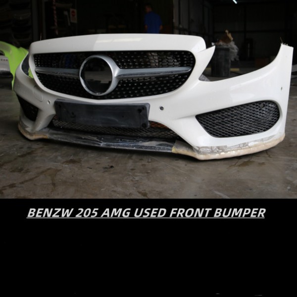 BENZ W205 AMG USED FRONT BUMPER1