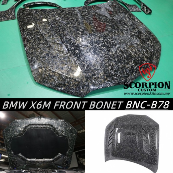 BMW X6M FRONT BONET ( BNC - B78 )1