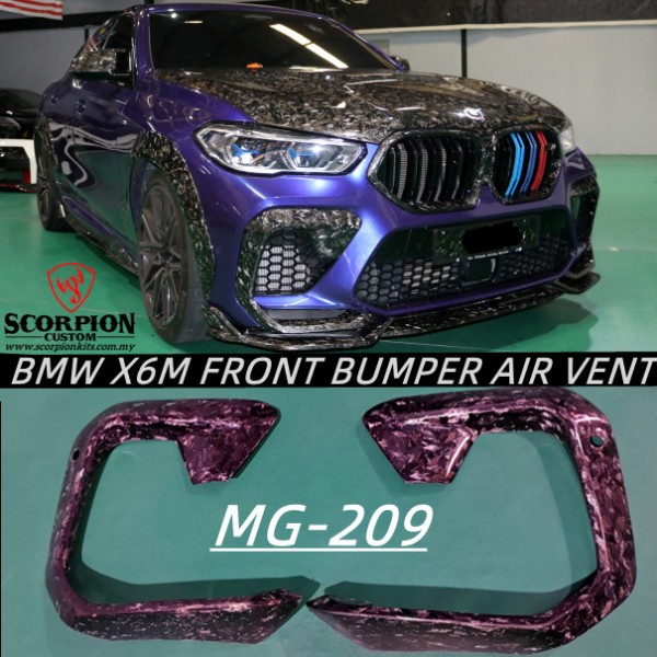 BMW X6M FRONT BUMPER AIR VENT 2 PCS ( MG - 209 )1