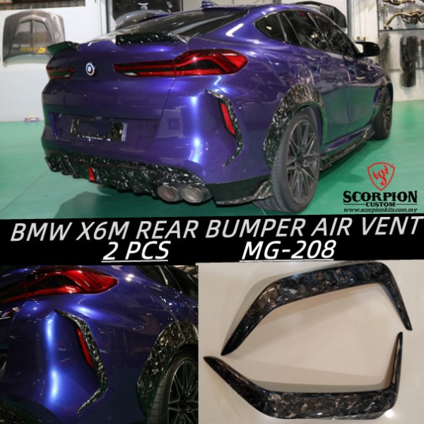 BMW X6M REAR BUMPER AIR VENT 2PCS ( MG - 208 )1
