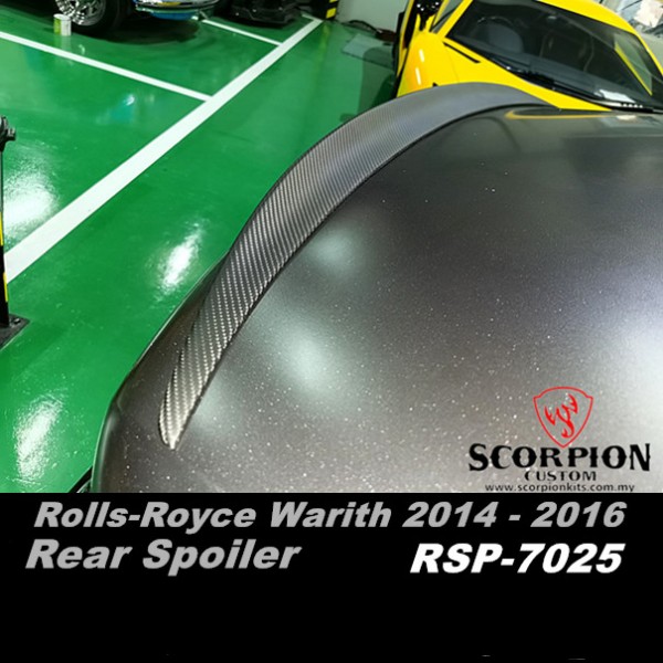 ROLLS-ROYCE WARITH REAR SPOILER CARBON ( RSP-7025 )1