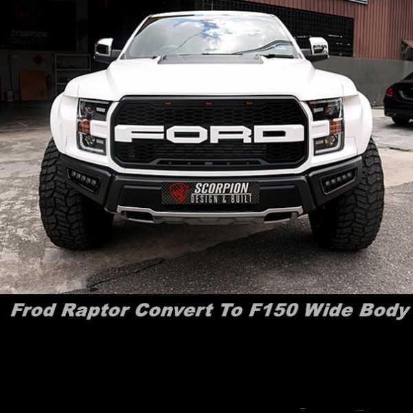 FORD RAPTOR CONVERT TO F150 WIDE BODY1