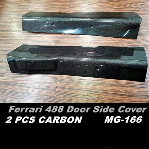 FERRARI 488 CARBON DOOR SIDE COVER 1 SET  ( MG-166)1