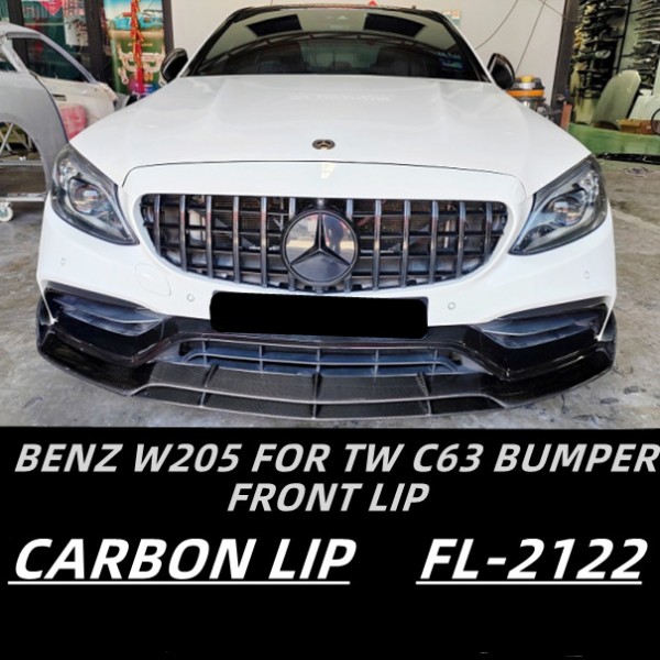 BENZ C CLASS W205 FOR TW C63 BUMPER FRONT LIP ( FL-2122 )1