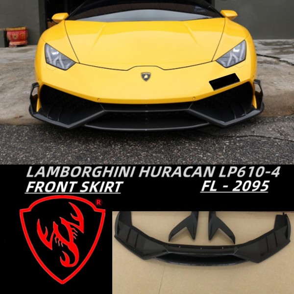 HURACAN M STYLE FRONT CARBON SKIRT ( FL 2095 )1