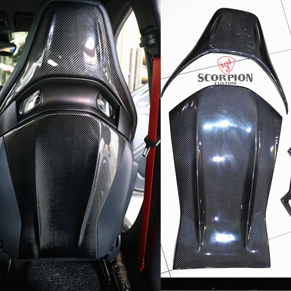 BENZ W176 SEAT CARBON COVER ( MG - 100 )2