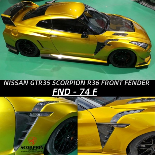 NISSAN GTR35 SCORPION GTR36 FRONT FENDER ( FND - 74 F )1