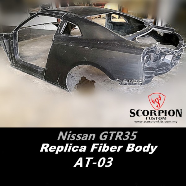 GTR FIBERGLASS REPLICA CAR BODY ( AT-03 )2