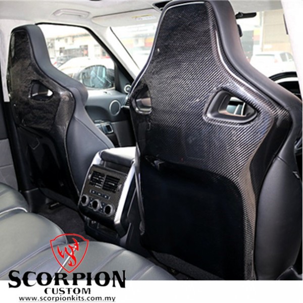 RANGE ROVER SVR SEAT CARBON COVER ( MG 125 )2